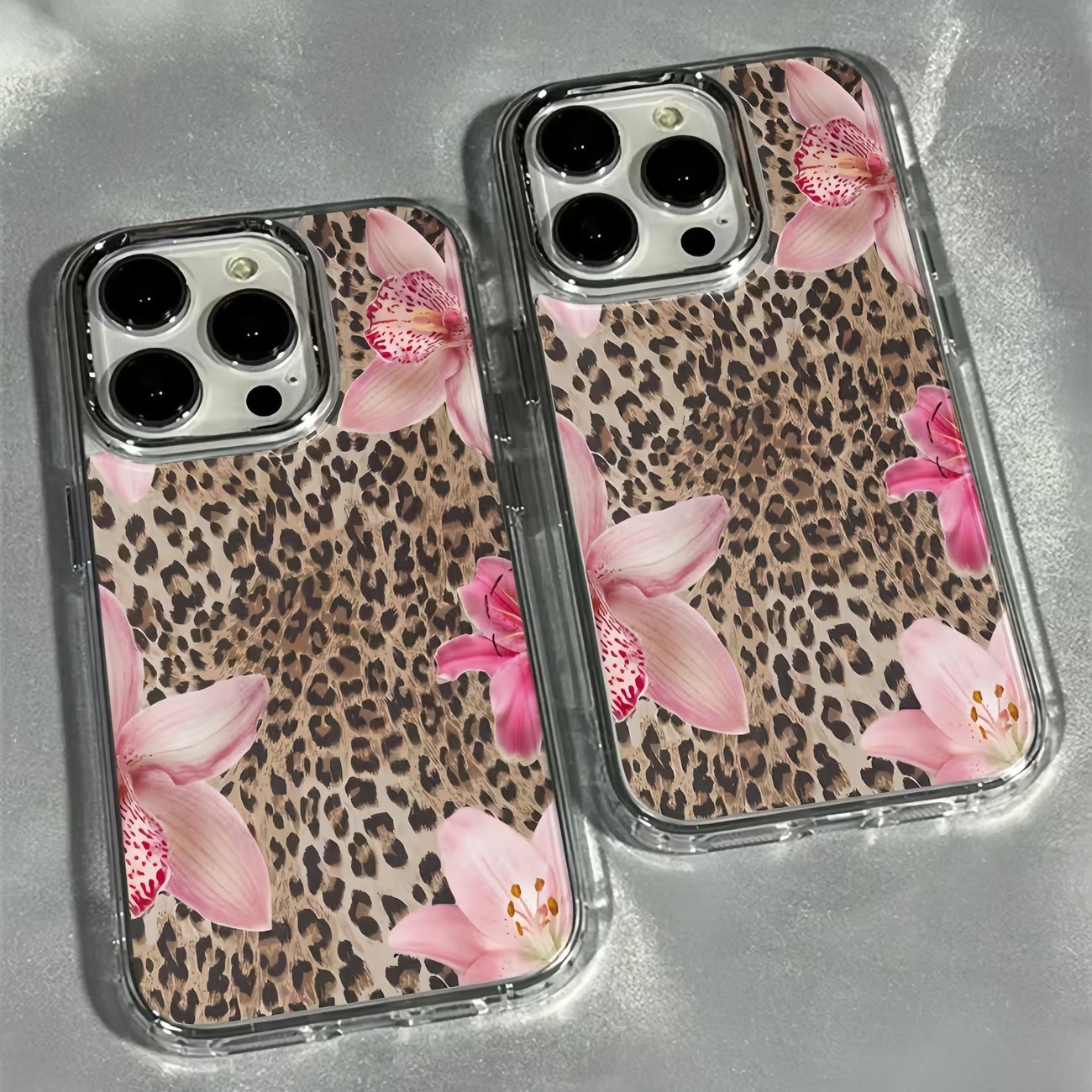 Plants X - Casing HP Transparan Motif Bunga Lily