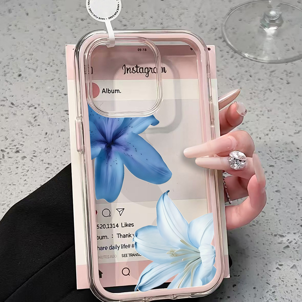 Casing HP Transparan Motif Bun - Plants X ulasan dan harga