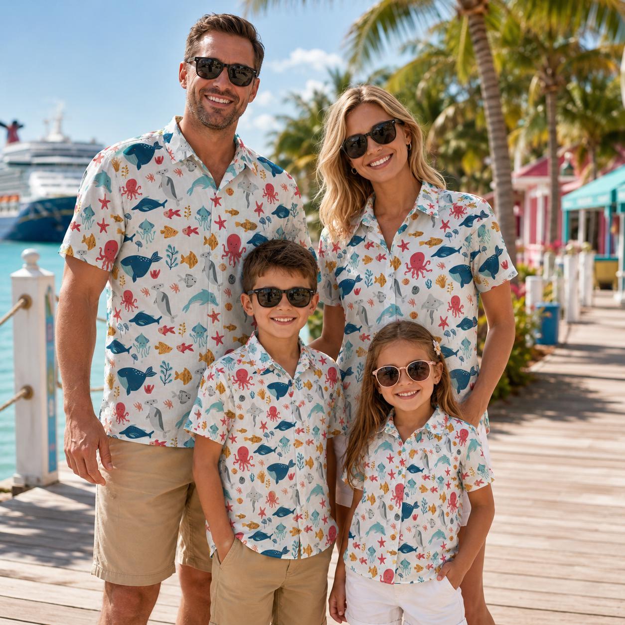 Kemeja Anak Hawaii Motif Bunga - Plant Parents ulasan dan harga