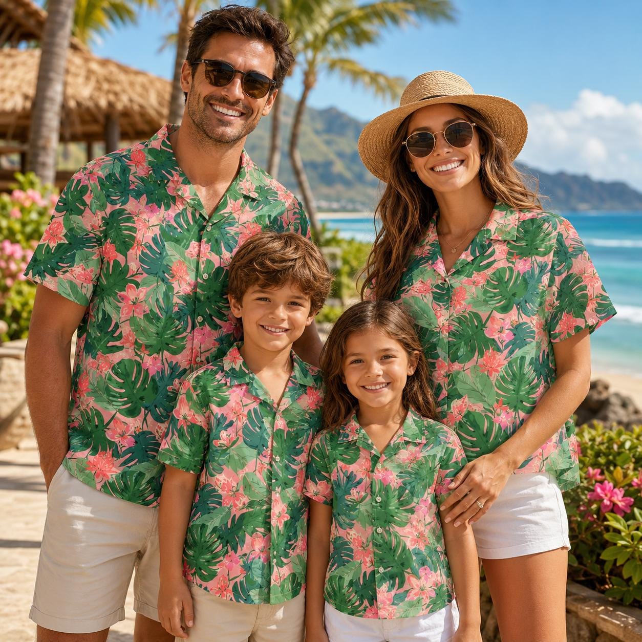 Kemeja Anak Hawaii Motif Bunga - Plant Parents ulasan dan harga