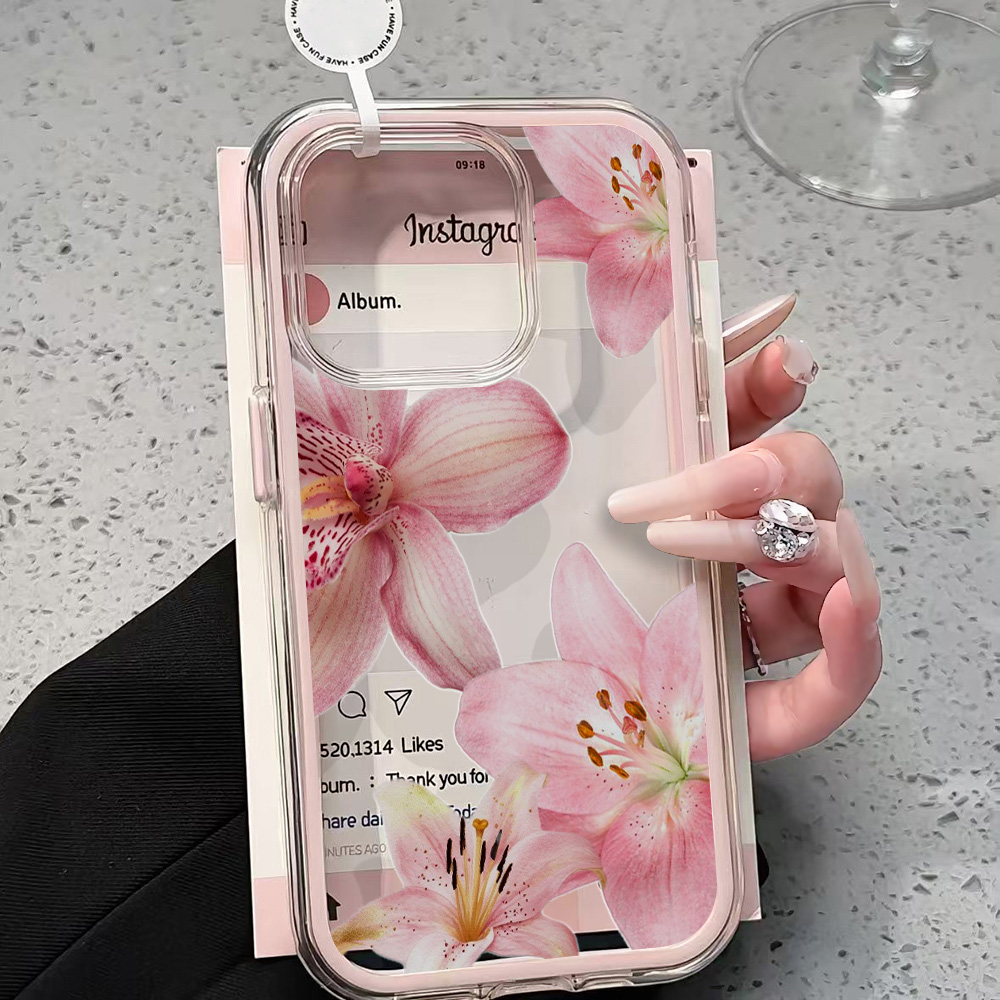 Casing Ponsel Transparan Motif - Plants X ulasan dan harga