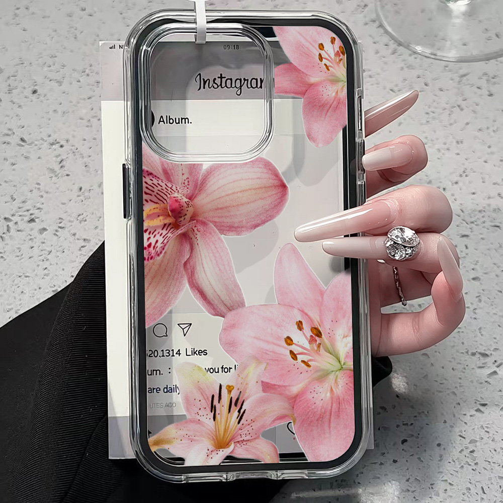 Casing Ponsel Transparan Motif - Plants X ulasan dan harga
