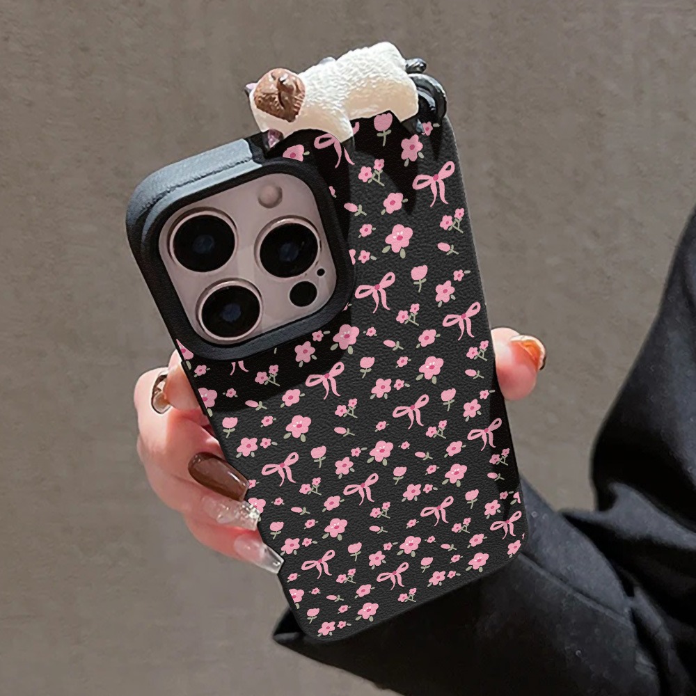 Casing Ponsel Kulit Motif Bung - Plants X ulasan dan harga