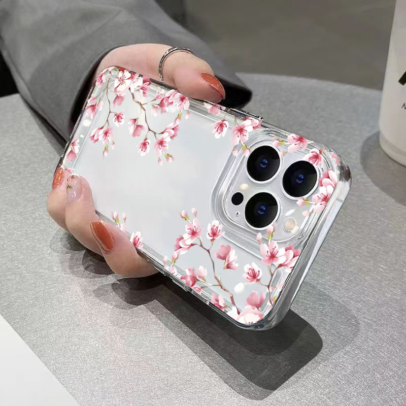 Casing HP Transparan Desain Bu - Plants X ulasan dan harga